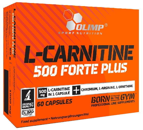 Olimp Nutrition L-Carnitine 500 Forte Plus - 60 caps - Carnitine at MySupplementShop by Olimp Nutrition