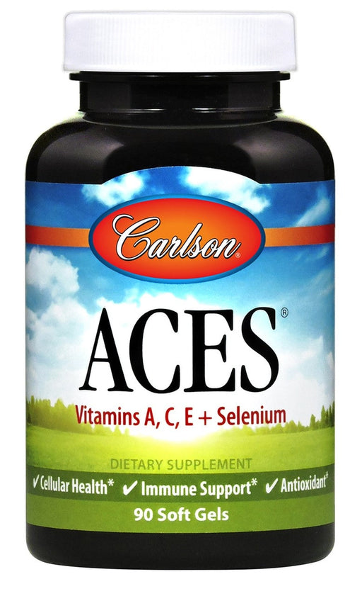 Carlson Labs ACES - 90 softgels | High-Quality Vitamins & Minerals | MySupplementShop.co.uk