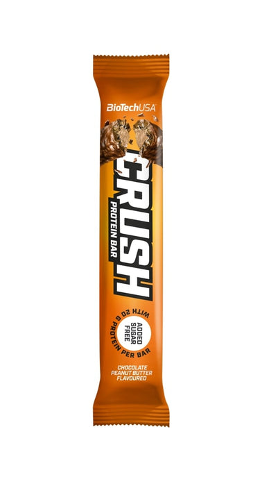 BioTechUSA Crush Bar, Chocolate Peanut Butter - 12 x 64g - Nutrition Bars at MySupplementShop by BioTechUSA