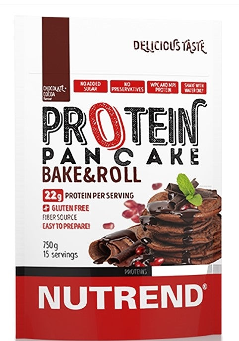 Nutrend Protein Pancake, Chocolate Cocoa - 750 grams | High-Quality Health Foods | MySupplementShop.co.uk