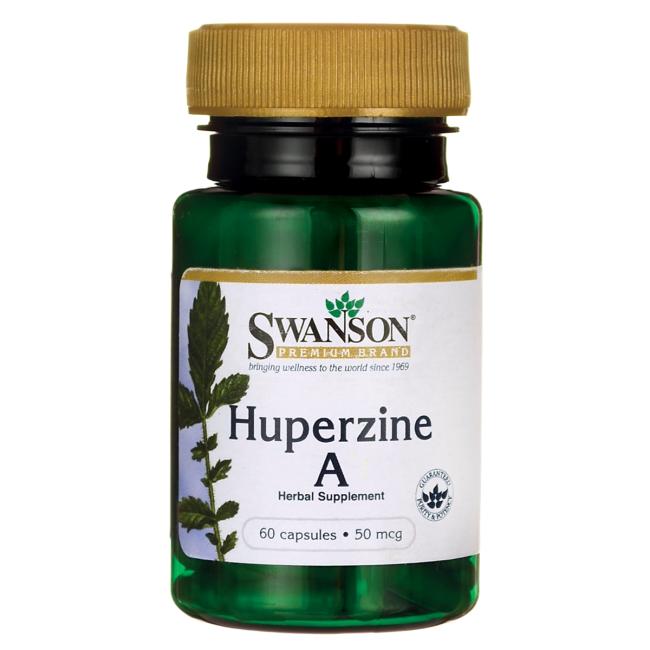 Swanson Huperzine A, 50mcg - 60 caps - Health and Wellbeing at MySupplementShop by Swanson