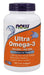 NOW Foods Ultra Omega-3 (In Fish Gelatin Softgels) - 180 fish softgels | High-Quality Health and Wellbeing | MySupplementShop.co.uk