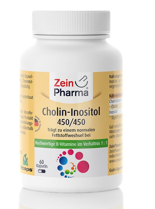 Zein Pharma Choline-Inositol 450/450mg - 60 caps | High-Quality Health and Wellbeing | MySupplementShop.co.uk