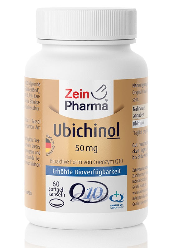 Zein Pharma Ubiquinol, 50mg - 60 caps | High-Quality Health and Wellbeing | MySupplementShop.co.uk
