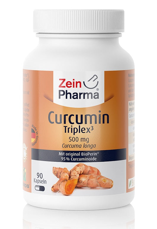 Zein Pharma Curcumin Triplex, 500mg - 90 caps | High-Quality Health and Wellbeing | MySupplementShop.co.uk