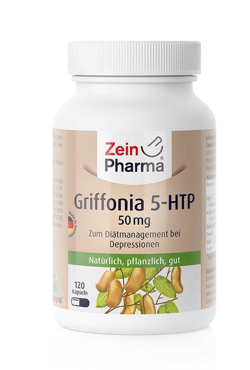 Zein Pharma Griffonia 5-HTP, 50mg - 120 caps | High-Quality Health and Wellbeing | MySupplementShop.co.uk