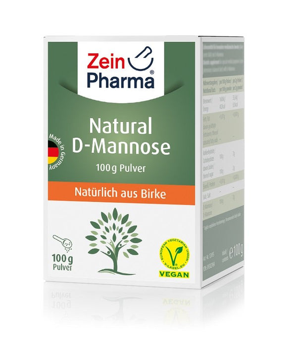 Zein Pharma Natural D-Mannose Powder - 100g | High-Quality Health and Wellbeing | MySupplementShop.co.uk