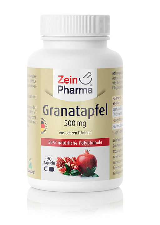 Zein Pharma Pomegranate, 500mg - 90 caps | High-Quality Health and Wellbeing | MySupplementShop.co.uk