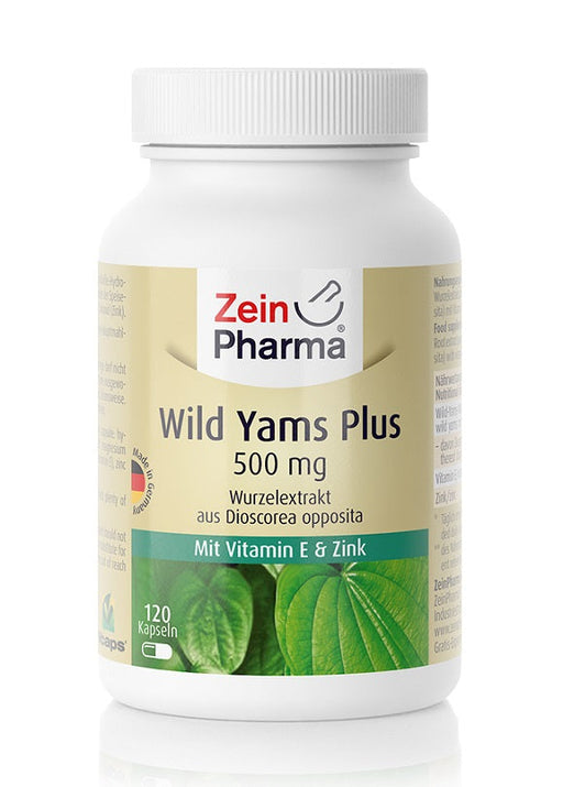 Zein Pharma Wild Yams Plus, 500mg - 120 caps | High-Quality Health and Wellbeing | MySupplementShop.co.uk