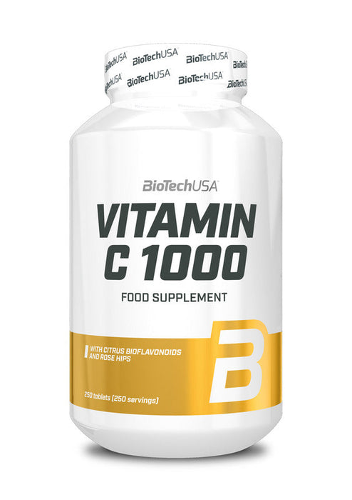 BioTechUSA Vitamin C 1000 - 250 tablets - Vitamins & Minerals at MySupplementShop by BioTechUSA