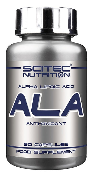 SciTec ALA - Alpha Lipoic Acid - 50 caps | High-Quality Health and Wellbeing | MySupplementShop.co.uk