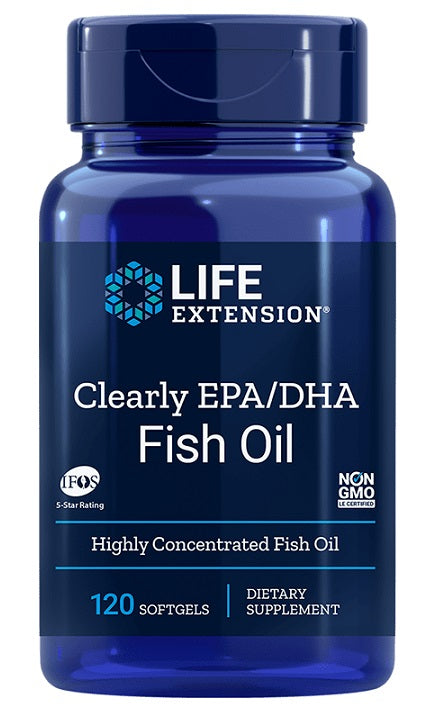 Life Extension Clearly EPA/DHA - 120 softgels | High-Quality Omegas, EFAs, CLA, Oils | MySupplementShop.co.uk