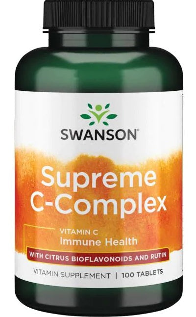 Swanson Supreme C-Complex - 100 tabs | High-Quality Health and Wellbeing | MySupplementShop.co.uk