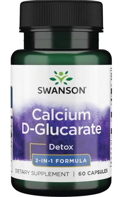Swanson Calcium D-Glucarate - 60 caps | High-Quality Vitamins & Minerals | MySupplementShop.co.uk