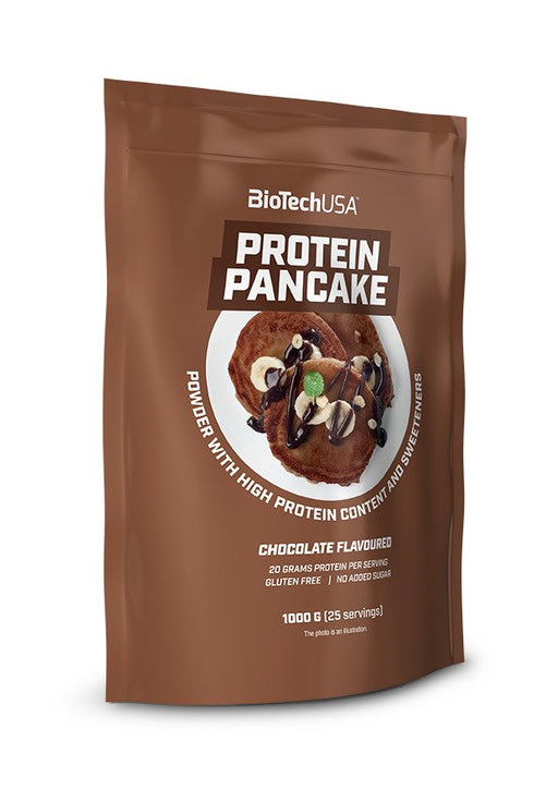 BioTechUSA Protein Pancake, Chocolate - 1000g | High-Quality Sports Supplements | MySupplementShop.co.uk