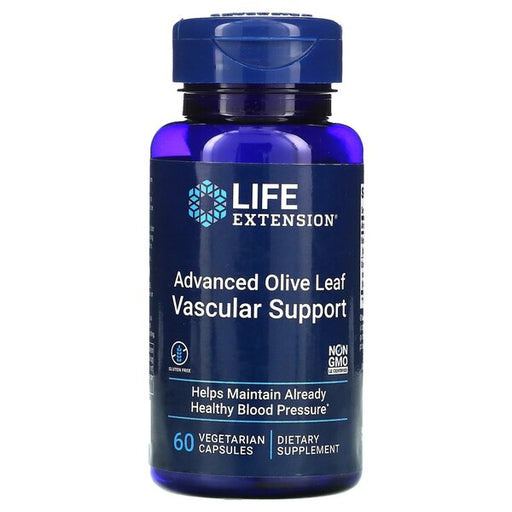 Life Extension Advanced Olive Leaf Vascular Support - 60 vcaps | High-Quality Health and Wellbeing | MySupplementShop.co.uk