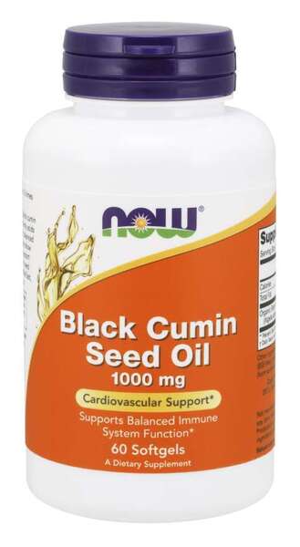 NOW Foods Black Cumin Seed Oil - 60 softgels | High-Quality Sports Supplements | MySupplementShop.co.uk