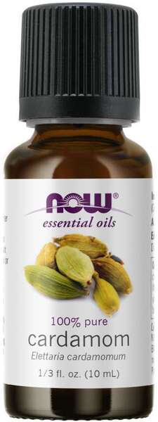 NOW Foods Essential Oil, Cardamom Oil - 10 ml. | High-Quality Sports Supplements | MySupplementShop.co.uk