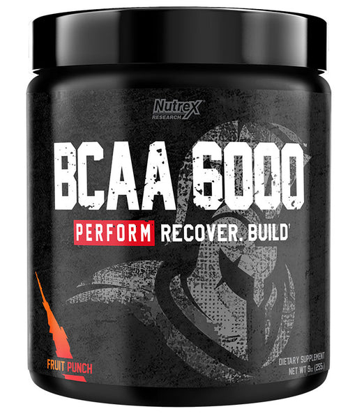 Nutrex BCAA 6000, Fruit Punch - 255 grams | High-Quality Amino Acids and BCAAs | MySupplementShop.co.uk