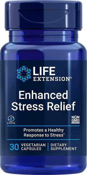 Life Extension Enhanced Stress Relief - 30 vcaps | High-Quality Health and Wellbeing | MySupplementShop.co.uk