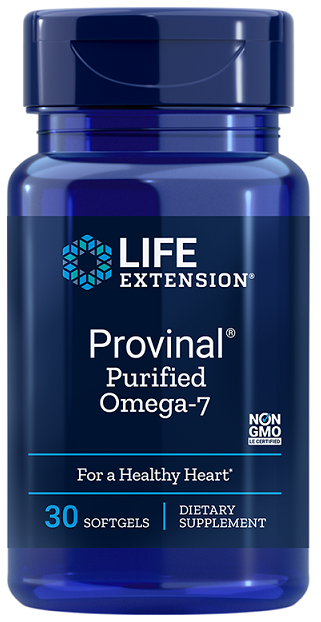 Life Extension Provinal Purified Omega-7 - 30 softgels | High-Quality Omegas, EFAs, CLA, Oils | MySupplementShop.co.uk