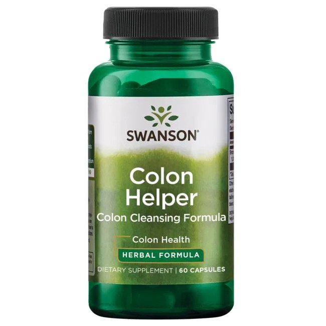 Swanson Colon Helper - 60 caps | High-Quality Sports Supplements | MySupplementShop.co.uk