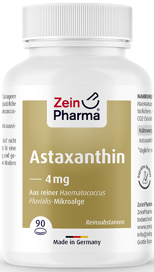 Zein Pharma Astaxanthin, 4mg - 90 softgels | High-Quality Sports Supplements | MySupplementShop.co.uk