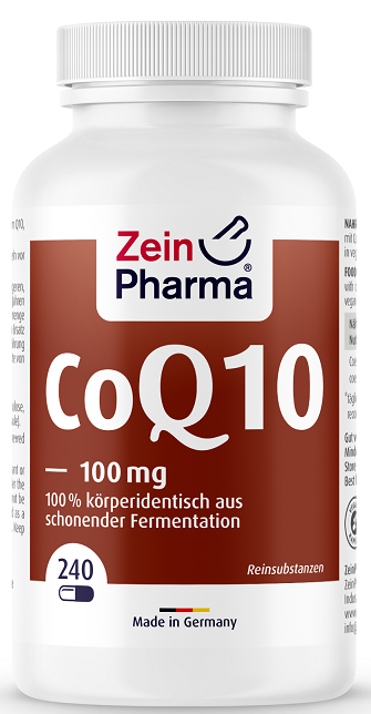 Zein Pharma Coenzyme Q10, 100mg - 240 caps | High-Quality CoEnzyme Q1 | MySupplementShop.co.uk