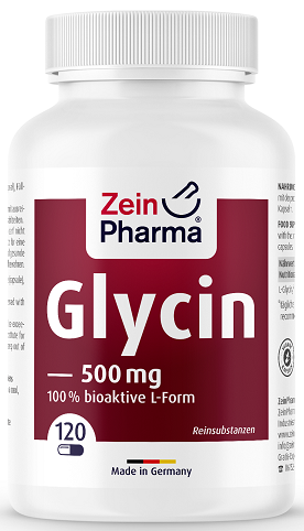 Zein Pharma L-Glycine, 500mg - 120 caps | High-Quality Combination Multivitamins & Minerals | MySupplementShop.co.uk