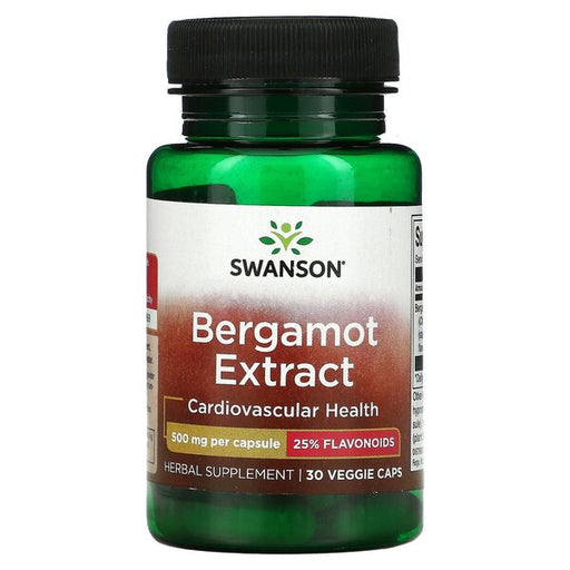 Swanson Bergamot Extract, 500mg - 30 vcaps | High-Quality Sports Supplements | MySupplementShop.co.uk