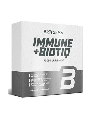 BioTechUSA Immune + Biotiq - 36 caps | High-Quality Sports Supplements | MySupplementShop.co.uk