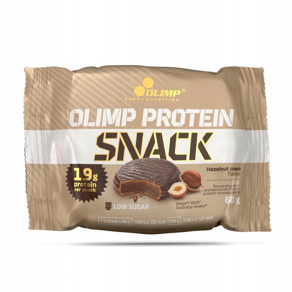 Olimp Nutrition Protein Snack, Hazelnut - 12 x 60g - Protein Bars at MySupplementShop by Olimp Nutrition