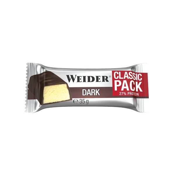 Weider Classic Pack, Dark - 24 bars | High-Quality Protein Bars | MySupplementShop.co.uk