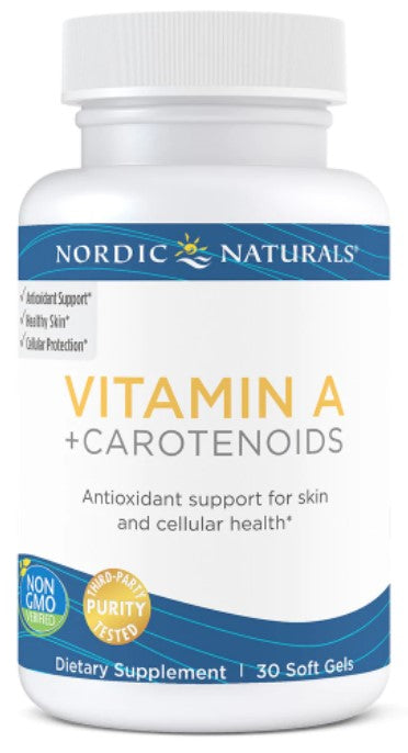 Nordic Naturals Vitamin A + Carotenoids - 30 softgels | High-Quality Vitamins & Minerals | MySupplementShop.co.uk