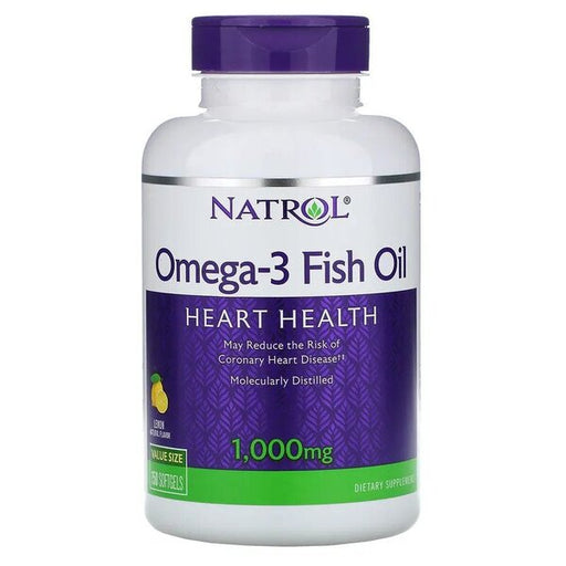 Natrol Omega-3 Fish Oil, 1000mg - 60 softgels | High-Quality Sports Supplements | MySupplementShop.co.uk