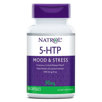 Natrol 5-HTP, 50mg - 45 caps | High-Quality Health and Wellbeing | MySupplementShop.co.uk