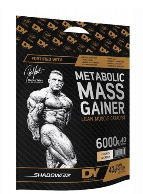 Dorian Yates Metabolic Mass, Cookies & Cream - 6000 grams | High-Quality Creatine Supplements | MySupplementShop.co.uk