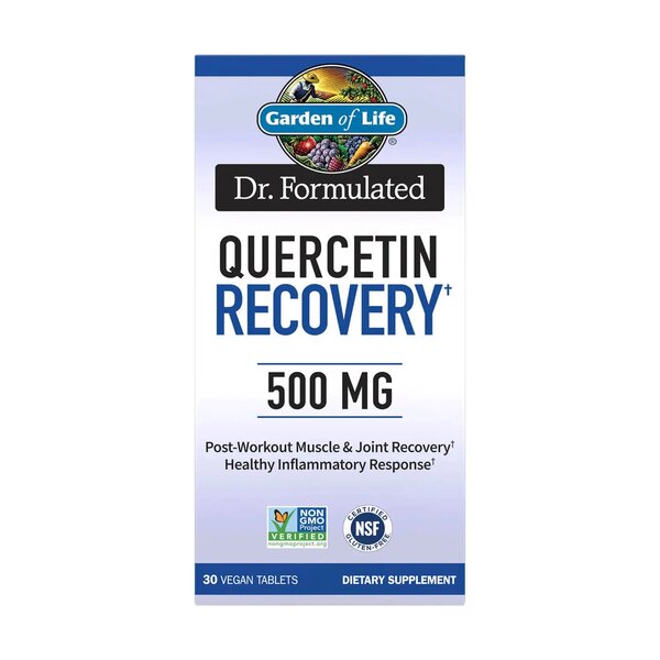 Garden of Life Dr. Formulated Quercetin Recovery, 500mg - 30 vegan tabs | High-Quality Joint Support | MySupplementShop.co.uk