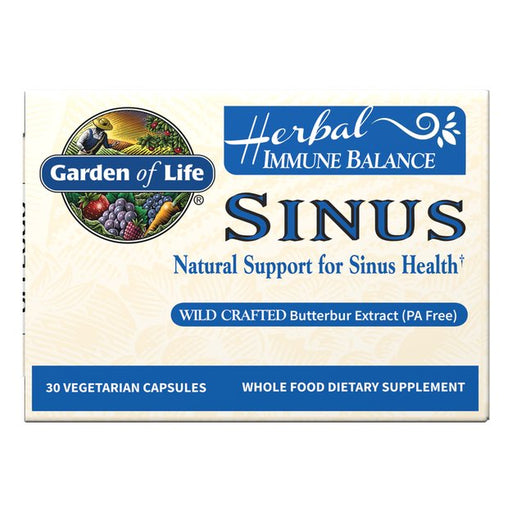 Garden of Life Immune Balance Sinus - 30 vcaps | High-Quality Health and Wellbeing | MySupplementShop.co.uk
