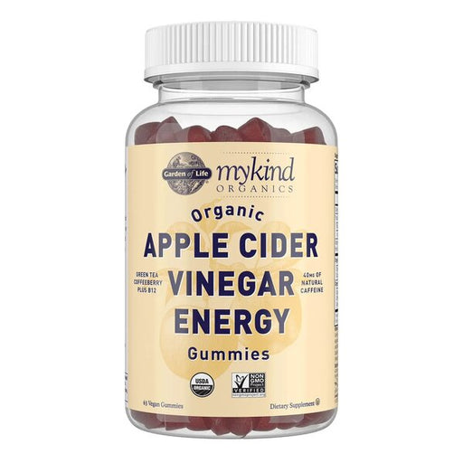 Garden of Life Mykind Organics Apple Cider Vinegar Energy Gummies - 63 vegan gummies | High-Quality Health and Wellbeing | MySupplementShop.co.uk