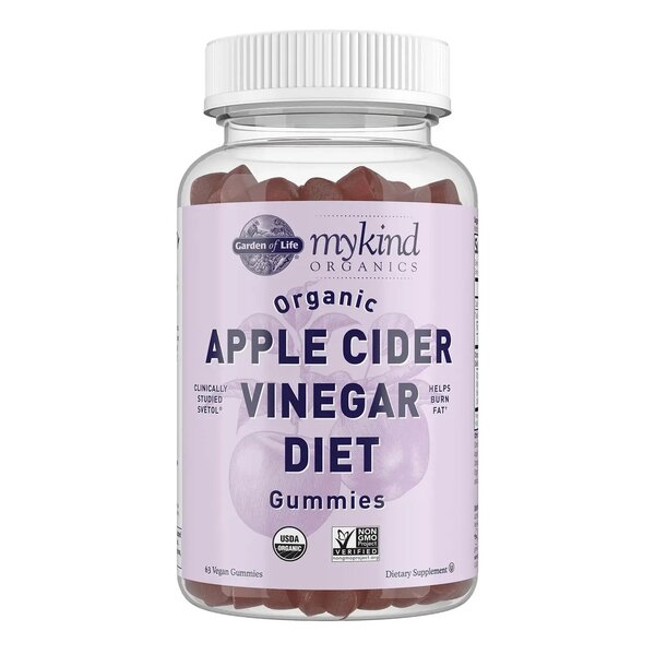 Garden of Life Mykind Organics Apple Cider Vinegar Diet Gummies - 63 vegan gummies | High-Quality Health and Wellbeing | MySupplementShop.co.uk