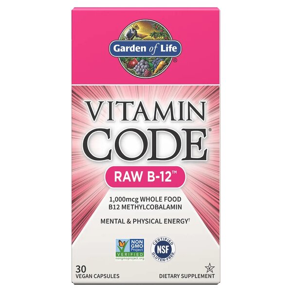 Garden of Life Vitamin Code Raw B-12 - 30 vegan caps | High-Quality Vitamins & Minerals | MySupplementShop.co.uk
