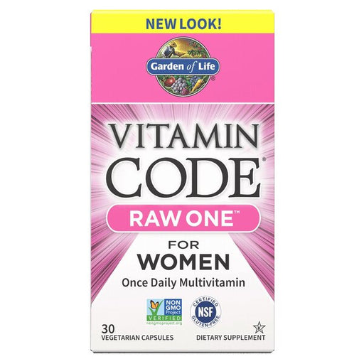 Garden of Life Vitamin Code RAW ONE for Women - 30 vcaps | High-Quality Vitamins & Minerals | MySupplementShop.co.uk
