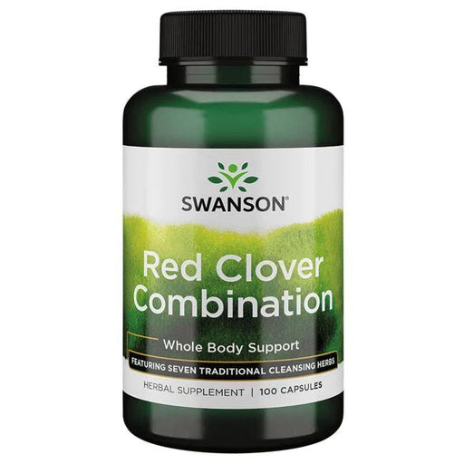 Swanson Red Clover Combination - 100 caps | High-Quality Health and Wellbeing | MySupplementShop.co.uk
