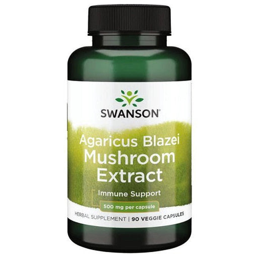 Swanson Agaricus Blazei Mushroom Extract, 500mg - 90 vcaps | High-Quality Sports Supplements | MySupplementShop.co.uk