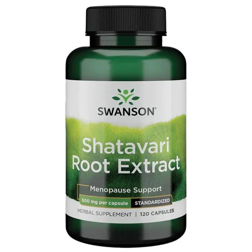 Swanson Shatavari Root Extract, 500mg - 120 caps | High-Quality Health and Wellbeing | MySupplementShop.co.uk