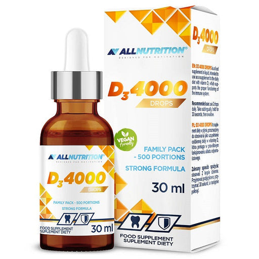 Allnutrition Vit D3 4000 Drops - 30 ml. | High-Quality Vitamins & Minerals | MySupplementShop.co.uk