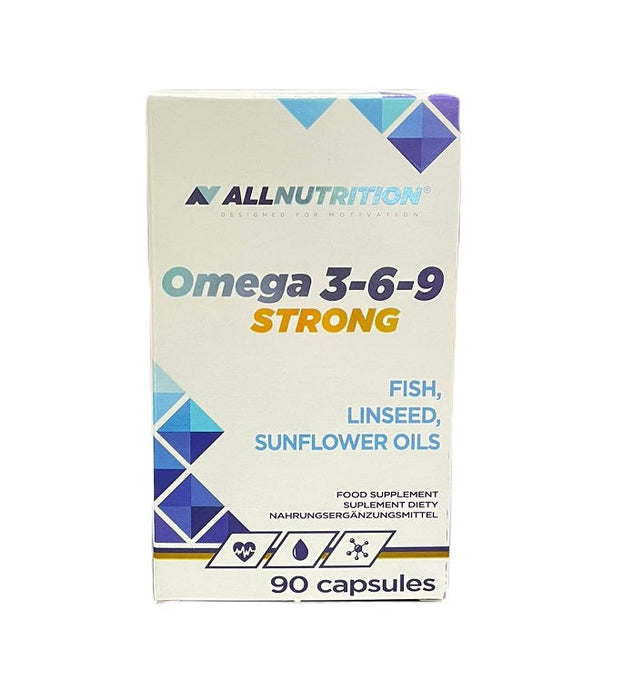 Allnutrition Omega 3-6-9 Strong - 90 caps - Omegas, EFAs, CLA, Oils at MySupplementShop by Allnutrition