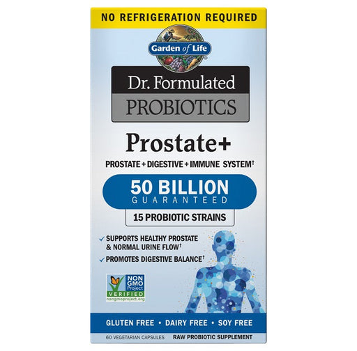 Garden of Life Dr. Formulated Probiotics Prostate+ - 60 vcaps | High-Quality Health and Wellbeing | MySupplementShop.co.uk