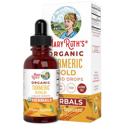 MaryRuth Organics Organic Turmeric Gold Liquid Drops - 30 ml. | High-Quality Sports Supplements | MySupplementShop.co.uk